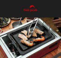 Outdoor Three Function of Medium sized Barbecue Stove with Barbecue Fry Pan /Electric Skillet /Grill Pan N4