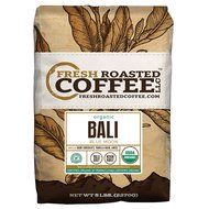 Bali Blue Moon Organic, Rain Forest Alliance, Whole Bean coffee, Fresh Roasted Coffee LLC. (2 lb.)