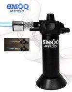 SMŌQ Afficio Culinary Butane Torch SMQ-090, Precise Flame Control (Silver) N3