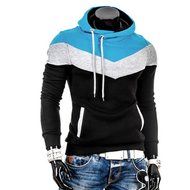 Men's Outwear,Laimeng Cotton Blend Fashion Retro Long Sleeve Hoodie Hooded Sweatshirt Tops Jacket Coat Outwear... N14