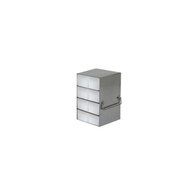 Alkali Scientific UFM-1405 Stainless Steel Upright Freezer Rack for 50-Cell 0.5mL Microtube Storage Boxes, 5-9...