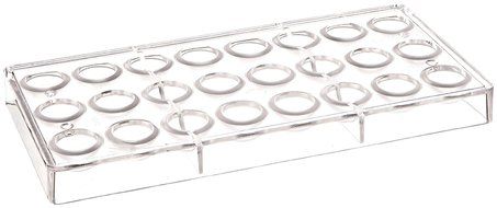 Fat Daddio&#039;s Hemisphere Polycarbonate Candy Mold 24-Piece Tray