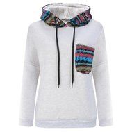 Women's Sweater,Laimeng Long Sleeve Plus Velvet Thickened Hooded Sweater Top Blouse (S, Black) N10