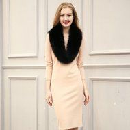 Scarf,Morecome Women Hasp Faux Fur Scarf Fur Scarves Fur Velvet Scarf (A) N12