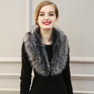 Scarf,Morecome Women Hasp Faux Fur Scarf Fur Scarves Fur Velvet Scarf (A) N13