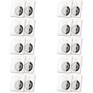 Acoustic Audio CS-IW820 In Wall 8" Speakers 10 Pair Pack 2 Way Home Theater 6000 Watt CS-IW820-10PR
