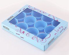 Jacobake Silicone Cupcake Liners Reusable Silicone Muffin Liners Silicone Muffin Cups for Baking(12 Pack Red)... N20