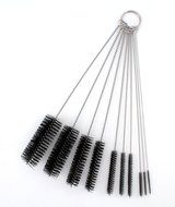 Rybka (TM) 8 Inch Nylon Tube Brush Set - - Variety Pack (10 pieces) Cleaning Brush Set for Drinking Straws, Glasses... N5