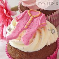 Wispun Fondant Cake Lace Mold Baby Clothes Washing Line Silicone Molds 17*5.5*0.7cm Cake Decorating