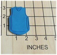 Basketball Jersey Shaped Cookie Cutter and Stamp #1183 N2