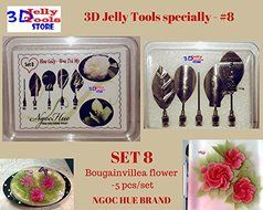 3D Jelly Cake Tools specially -Type 8 - Bougainvillea - 5 pcs/set