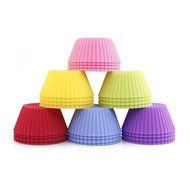 Delidge Silicone Baking Cups, Pack of 6, Assorted
