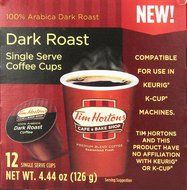 Tim Horton's Single Serve Coffee Cups, Original Blend, 24 Count N11