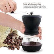 VVBOX Manual Coffee Grinders with Ceramic Burr &amp; Hand Crank Grinding Mill for Coffee Beans / Espresso