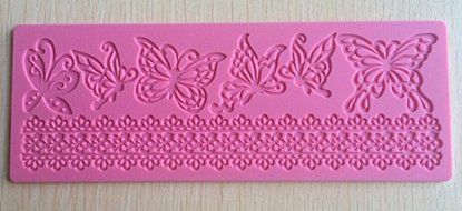 HSE Butterfly design shape Silicone 3D Mold Cookware Dining Bar Non-Stick Cake Decorating fondant soap mold