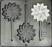 Pinwheel Lollipop Chocolate Candy Mold 3380