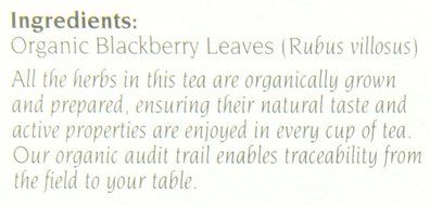 Blackberry Leaf Organic - 24 bag,(Celebration Herbals) N2
