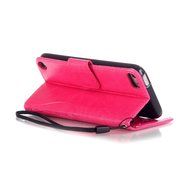 iPod touch 6 Case,iPod touch 5 Case,PHEZEN Beauty Luxury Bling Rhinestone Diamond Embossed Flower Butterfly PU... N43