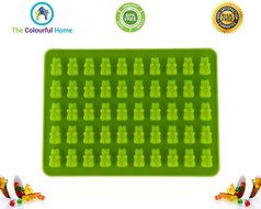 Gummy Bear Mold for Hard Candy &amp; Chocolate Molds - Gelatin Maker - Bonus Syringe For Easy Filling - BPA Free &amp;... N2