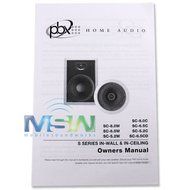 PBX (PowerBass) Home Audio SC-5.2C 5-1/4" SC-Series Sound Contractor 2-Way In-Ceiling Speakers N2