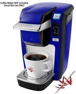 Solids Collection Royal Blue - Decal Style Vinyl Skin fits Keurig K10 Mini Plus Coffee Makers (KEURIG NOT INCLUDED) N3