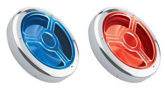 Audiobahn 10-Inch Switchable Blue/Red Illuminated Subwoofer Grille (CD310)