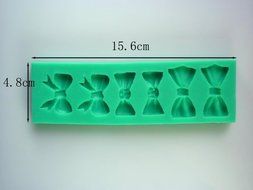 Love Bow Shape Silicone Soap Mold Fondant Cake Decorating Styling Tools Bakeware Cooking Tools Kitchen Accessories N2