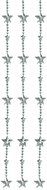 Metallic Star Bead Curtain Party Accessory (1 count) (1/Pkg)