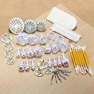 ACE 46Pcs Baking Tool For Cakes Decorating Sets Pastry Tools Cookie Mould Fondant Flower Molds N4