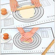 &quot;60x40cm Platinum Silicone Dough Fondant Mat Glass Fiber Reinforced&quot; shopping N2