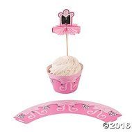 Ballerina Cupcake Wrappers with Picks - Makes 25