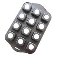 Ancdream 8 Cup Non Stick Muffin Cupcake Cake Loose Bases Baking Trays - Rectangle N10