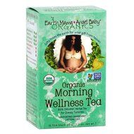 Earth Mama Angel Baby Organic Morning Wellness Tea, 16 Teabags/Box (Pack of 3) N3