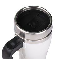 Andux Auto Stirring Electric Coffee Mug Stainless Steel Electric Coffee Cup (Black) N22