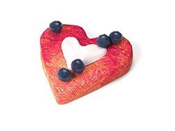 Heart Shape Leaf Steel Cookie Cake Cutter 1? deep set of 6 - Decorating tool N4