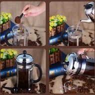 French Coffee Press , Balakie Stainless Steel and Borosilicate Glass Coffee Press Maker-8 cup 34 oz Chrome - Sturdy... N2