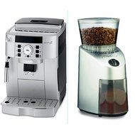 DeLonghi ECAM22110SB Compact Automatic Cappuccino, Latte and Espresso Machine and Capresso 560 Infinity Conical...