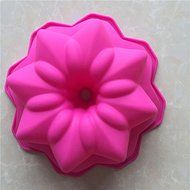 Longzang Large Flower Hollow Silicone Mold for Cake Baking N5