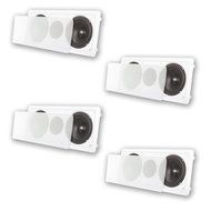 Acoustic Audio CC6 In-Wall 6.5" Left Right Front Rear 4 Speaker System 1200W CC6-4S
