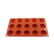 15-Cavity Sunflower Silicone Mold Tray Cake Cookie Muffin Baking Pan