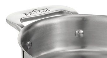 All-Clad 59900 Stainless Steel 7-Inch Oval-Shaped Baker Specialty Cookware Set, 2-Piece, Silver N3