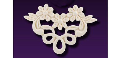 Marvelous Molds &ldquo;Martha&rdquo; Enhanced Lace Silicone Mold