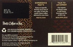 Peet's Coffee French Roast Single Cup Coffee for Keurig K-Cup Brewers 40 count N4