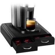 Mind Reader Vue/Tassimo/Vertuoline Black Coffee Pod Double-Drawer Dispenser N2