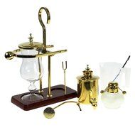 LNC Royal Belgian Balance Coffee Machine Syphon Maker with Refractory Borosilicate Glass Easy to Clean 11 x 4.3... N12