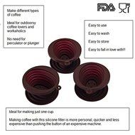 Kuke Silicone Collapsible Coffee Filter Holder (4 pcs set) N5