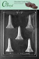 Cybrtrayd M224 Eiffel Tower Piece Chocolate Candy Mold with Exclusive Cybrtrayd Copyrighted Chocolate Molding...