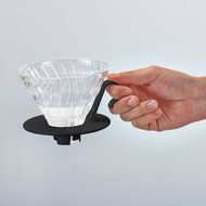 2 set Hario VDGN-01B V60 New Glass Coffee Dripper 01, Black 2-ounce N4