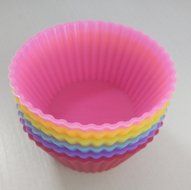 Delidge Silicone Baking Cups, Pack of 6, Assorted N4