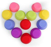 Delidge Silicone Baking Cups, Pack of 6, Assorted N5